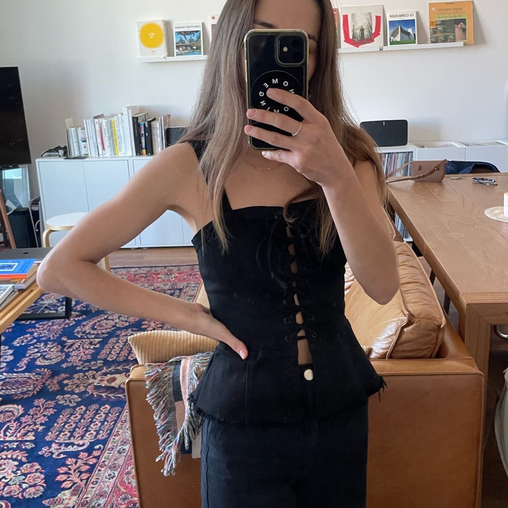 Beautiful bustier style top from Reformation